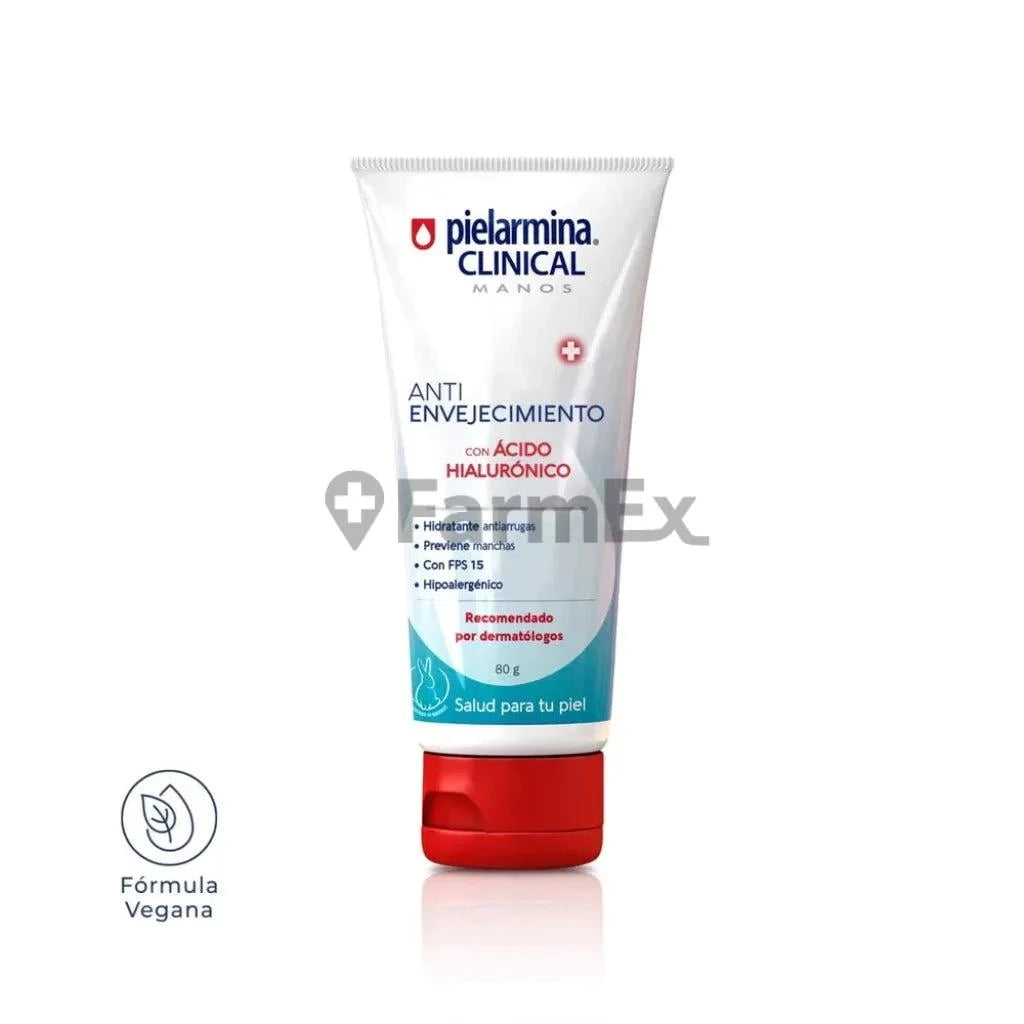 Pielarmina Clinical Manos "Anti Envejecimiento con Ác. Hialurónico" x 80 g Petrizzio